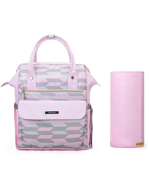 Torba za mame mommore Square (roze)